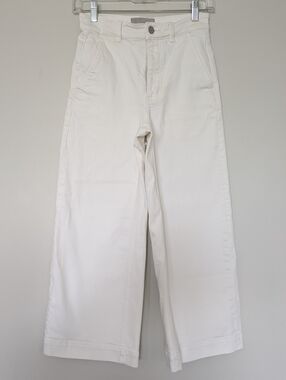 Everlane Wide-Leg White High-Rise Jeans Sz 00